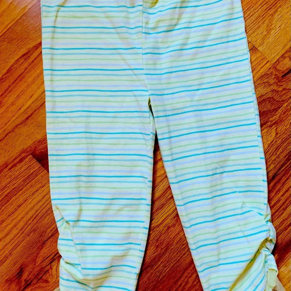 Naartjie NWOT XXXXL size 10 - girls - dress +leggings - yellow and light green